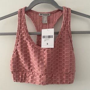 NWT Forever 21 Mauve Sports Bra
